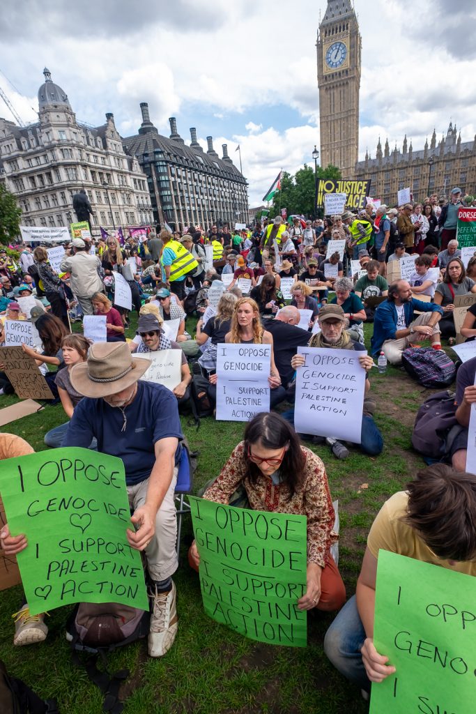 Defend Our Juries Protest Palestine Action Ban