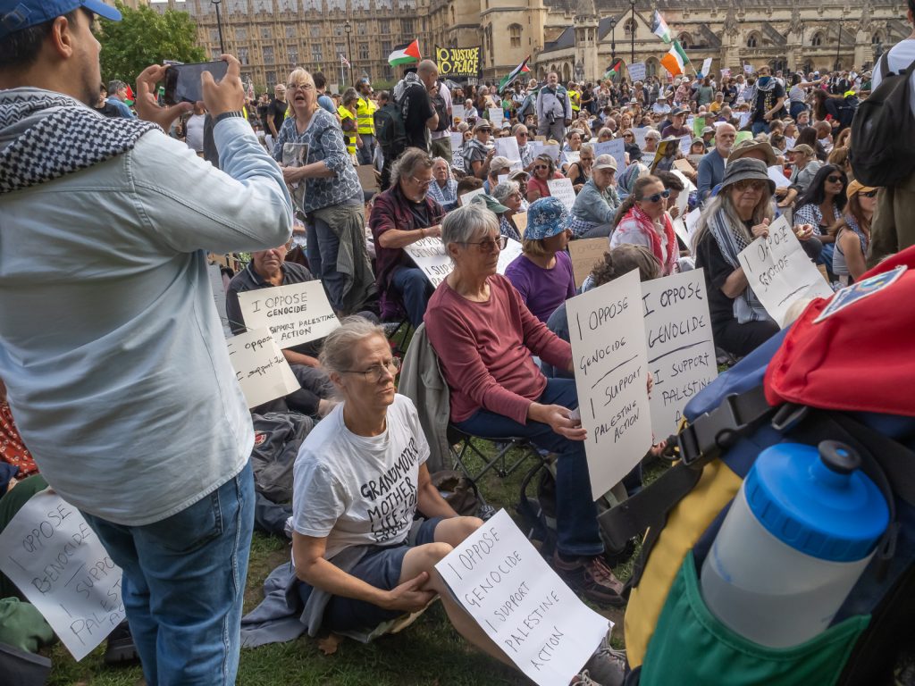 Defend Our Juries Protest Palestine Action Ban