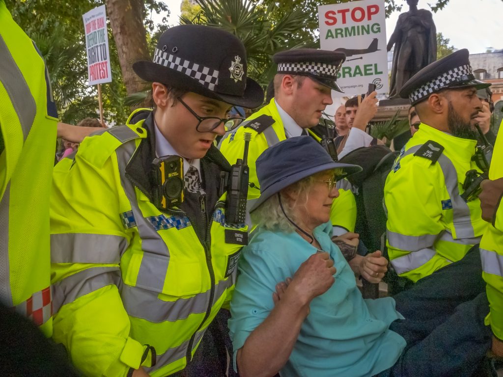 Defend Our Juries Protest Palestine Action Ban