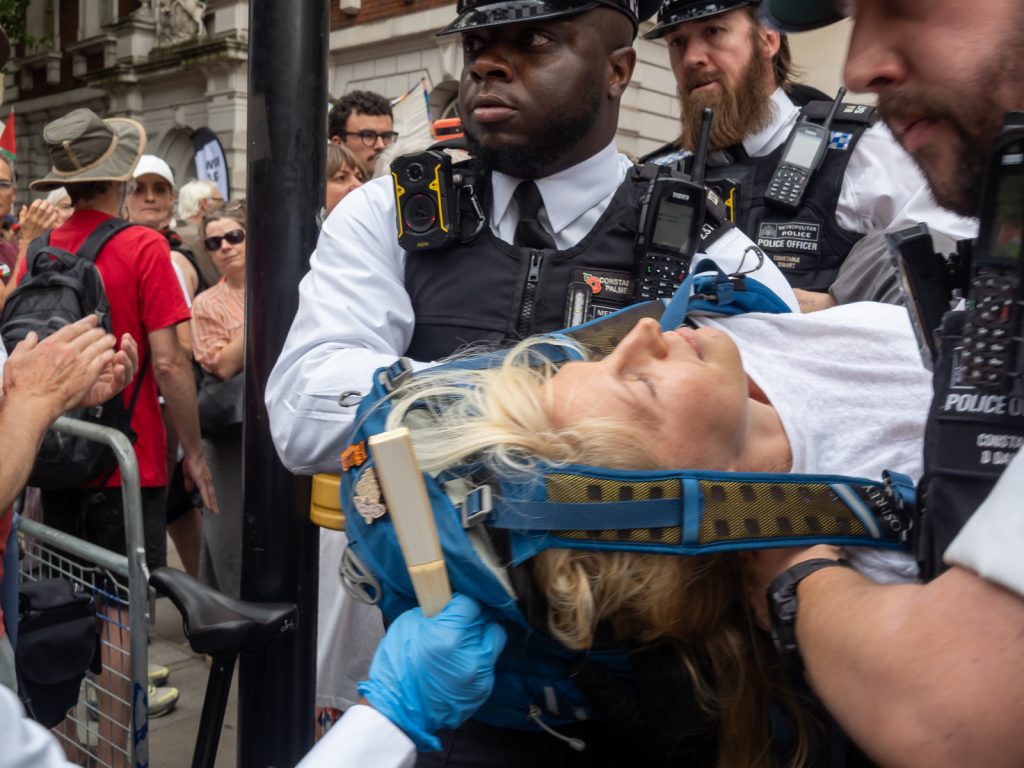 Police Prevent Peaceful Protest - 2026